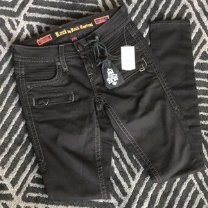 Rock Revival Moto Skinny Jeans NWT